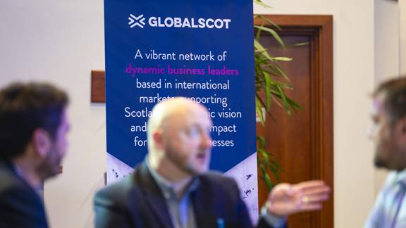 Attendees at the GlobalScot Connect event in Edinburgh